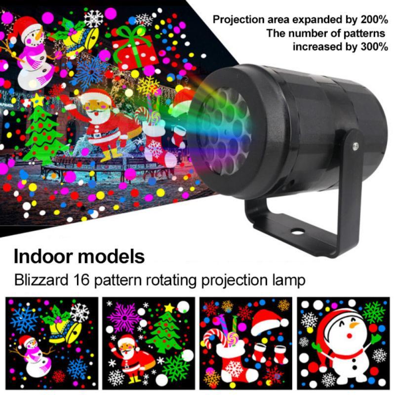 Snowflake Projector LED Light – Rotating Xmas Outdoor Decor