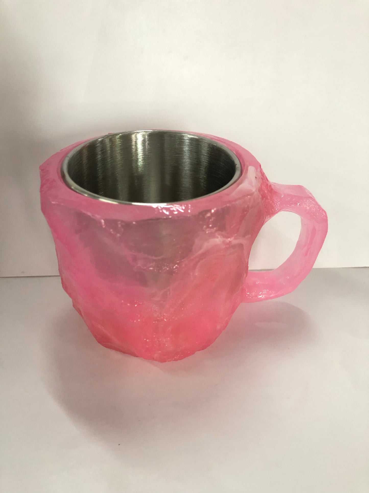 400ml Resin Mineral Crystal Coffee Mugs With Handles Elegant Fake Mineral Crystal Cup