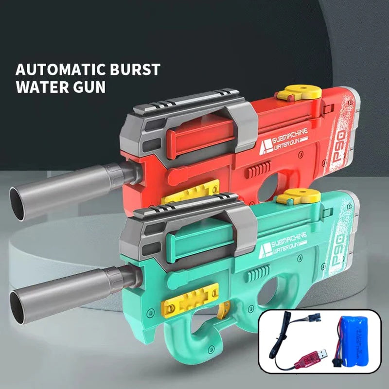 Automatic Electric Water Gun – Shark High-Pressure Toy for Kids & Adults