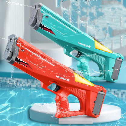 Automatic Electric Water Gun – Shark High-Pressure Toy for Kids & Adults