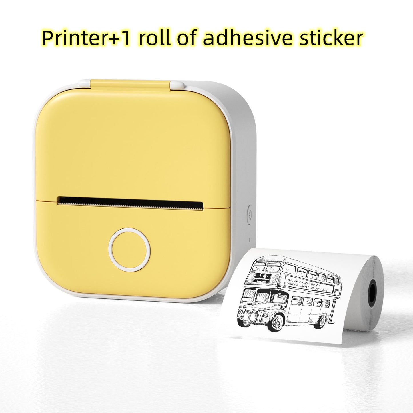 Portable Mini Thermal Label Printer – Bluetooth Label & Photo Maker