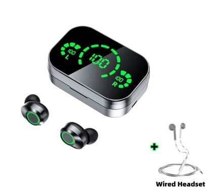 YD03 Wireless Bluetooth Headset – TWS with Smart Display & Breathing Light