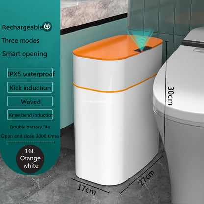 Smart Trash Can With Lid For Bedroom And Living Room Kitchen Storage Box